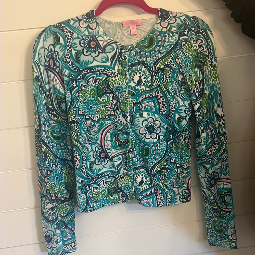 Lilly Pulitzer Multicolor Patterned Cardigan
